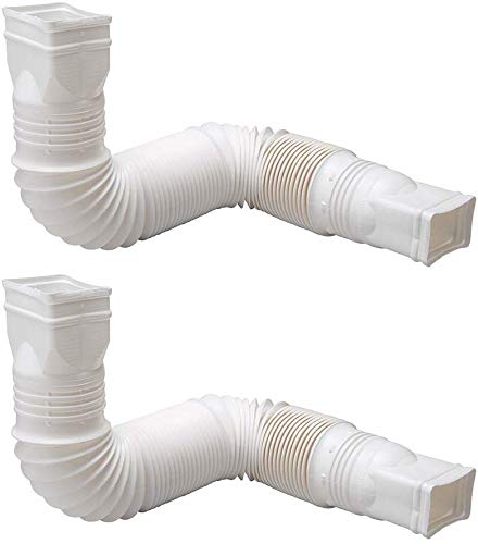 85010 Downspout Extension, White - 2 Pack