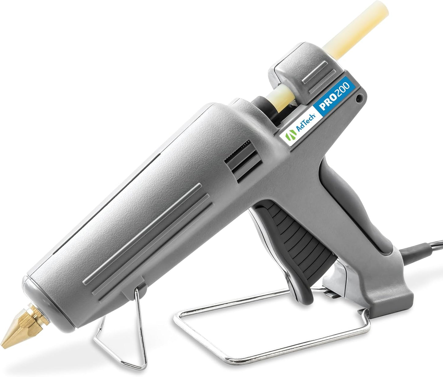 Industrial Strength Full Size High-Output Hot Melt Glue Gun – Professional Grade Hot Glue Gun for Carpentry, Repairs & Remodeling, Grey, 200 Watts - 189