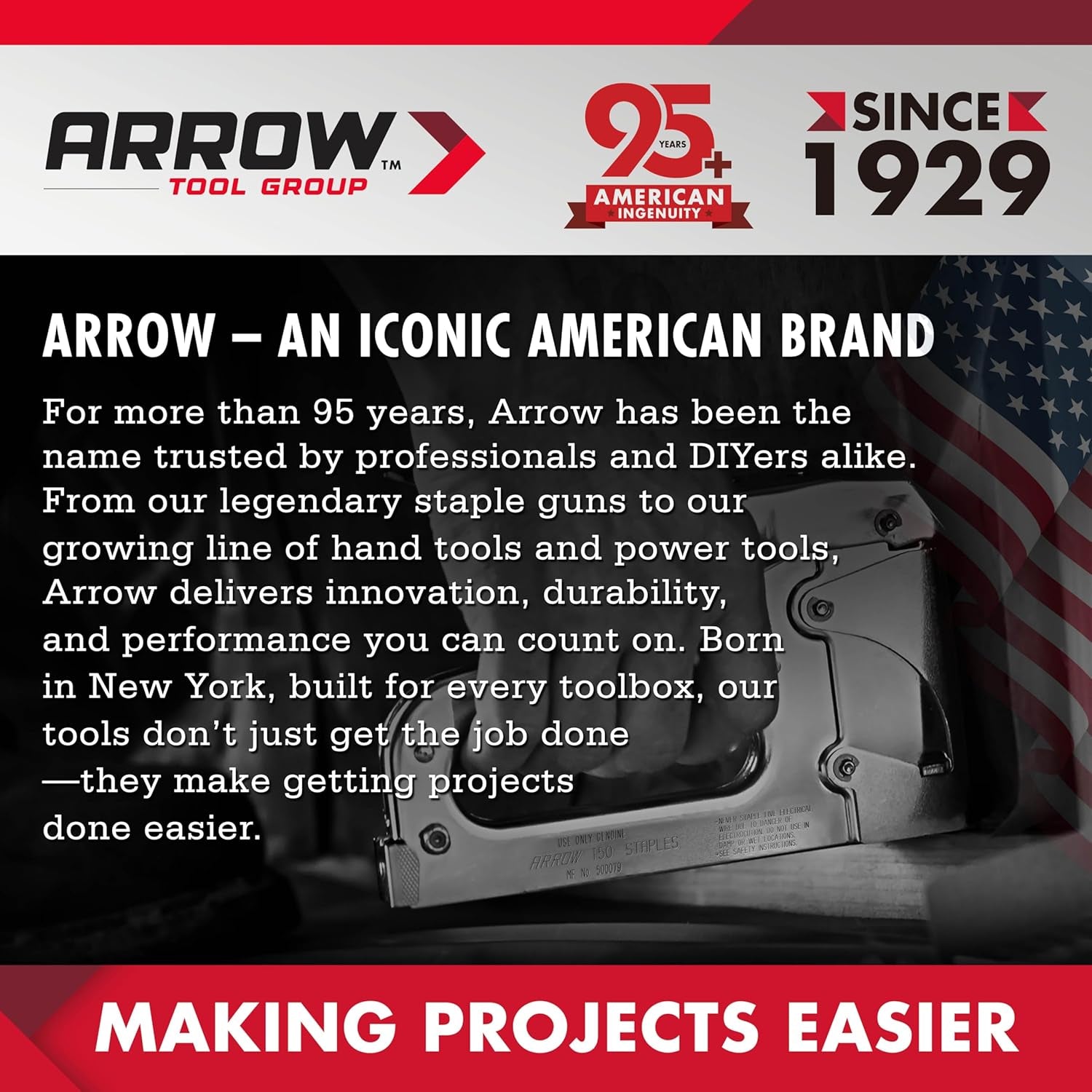 Arrow Full Size Dual Temp Glue Gun Kit with 12 Sticks - Professional, High/Low Temperature, Fast Heating, Heavy Duty with Stand for Décor, Crafts, Repairs, Construction